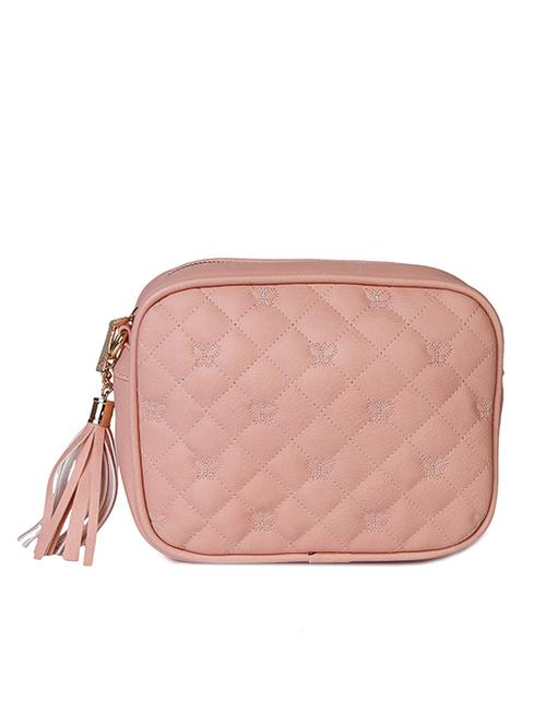 pink leatherette clutch - 10346316 - Very Small Image - 1