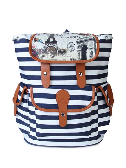 multi coloured cotton backpack - 10346348 - Very Small Image - 1