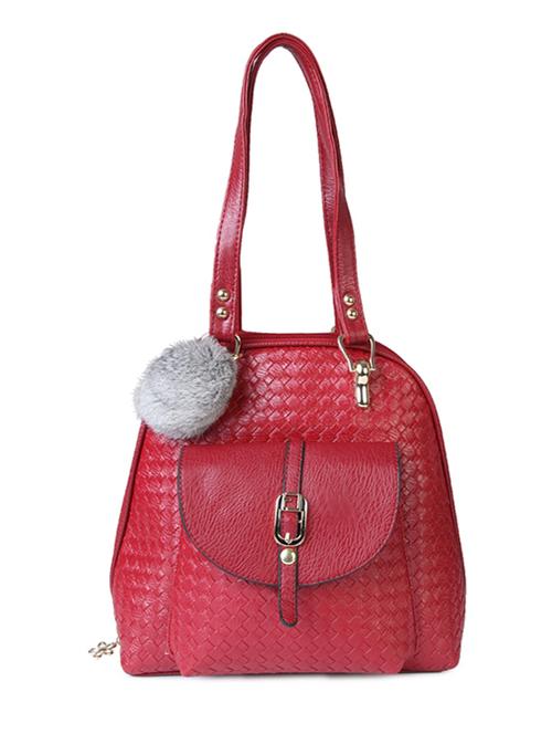 red polyester sling bag - 10346351 - Very Small Image - 1