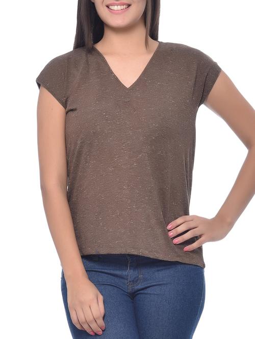 coffee polyester regular tshirt - 10346534 - Very Small Image - 1