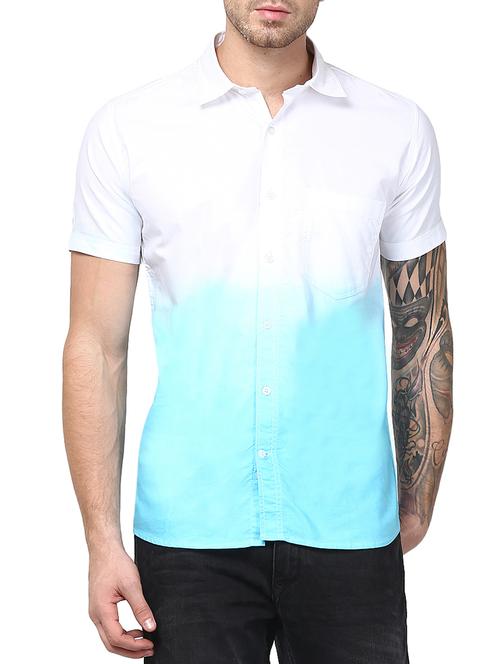 white cotton casual shirt - 10358946 - Very Small Image - 1