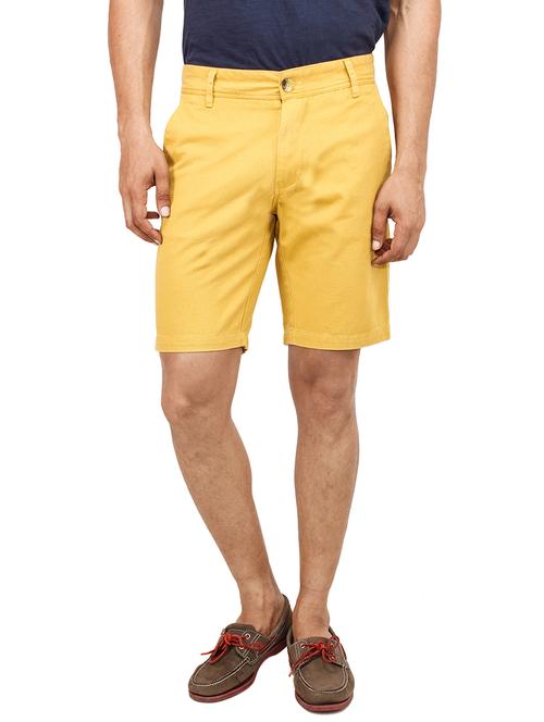 yellow cotton shorts - 10359000 - Very Small Image - 1