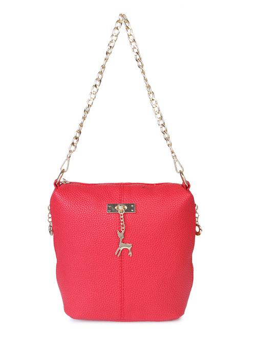 red leatherette slingbag - 10362461 - Very Small Image - 1