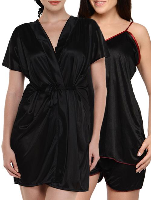 satin nighty robe set 2 - 1036473 - Very Small Image - 1