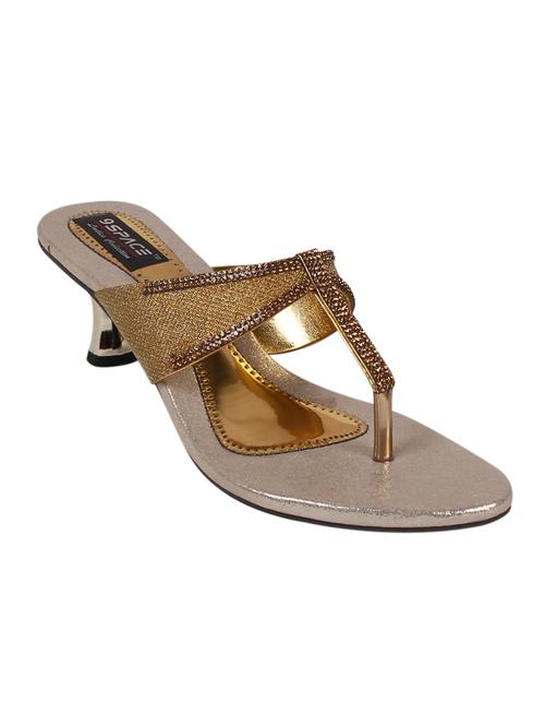 gold fabric sandals - 10365876 - Very Small Image - 1