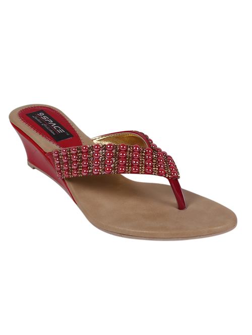 red fabric sandals - 10366030 - Very Small Image - 1