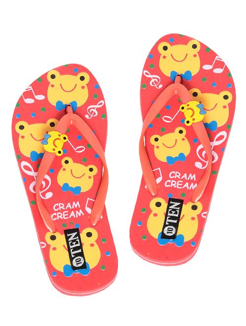 red leatherette flip flop - 10366133 - Very Small Image - 1