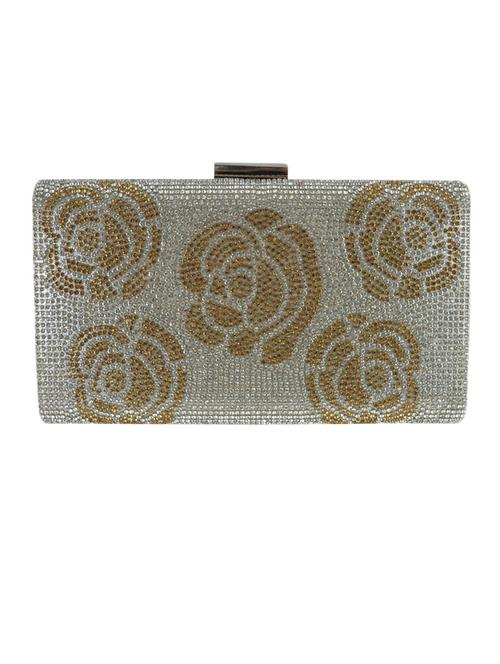 silver metal clutch - 10374636 - Very Small Image - 1