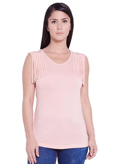 pink viscose top - 10375322 - Very Small Image - 1