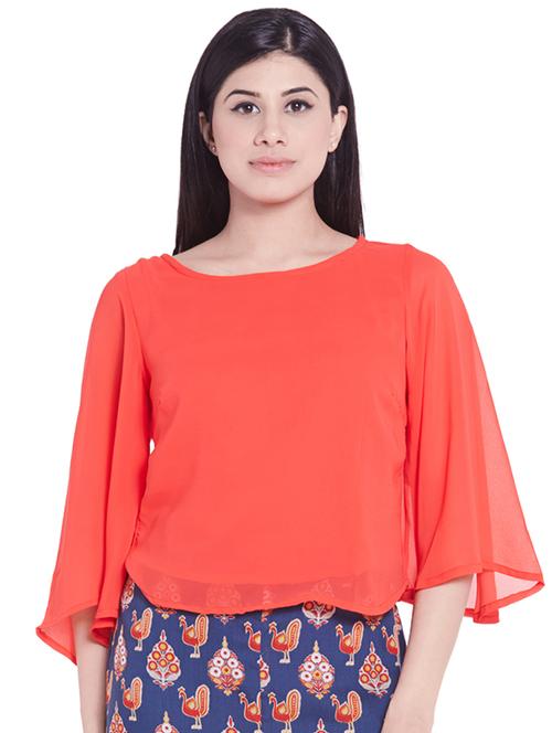orange polyester top - 10375335 - Very Small Image - 1