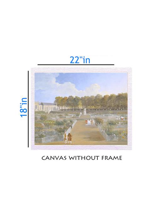 canvas nature painting without frame + silver plated rs.1000 replica note - 10376568 - Very Small Image - 1