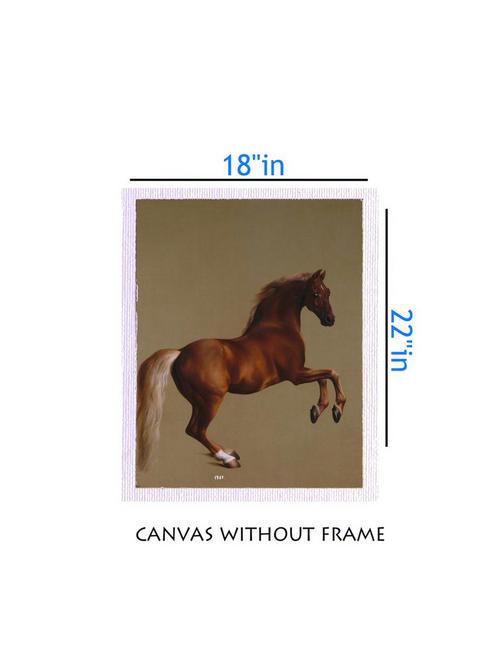 canvas animal painting without frame + silver plated rs.1000 replica note - 10376597 - Very Small Image - 1