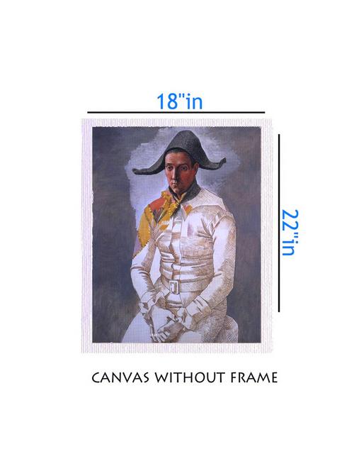 canvas lady painting without frame + silver plated rs.1000 replica note - 10376615 - Very Small Image - 1