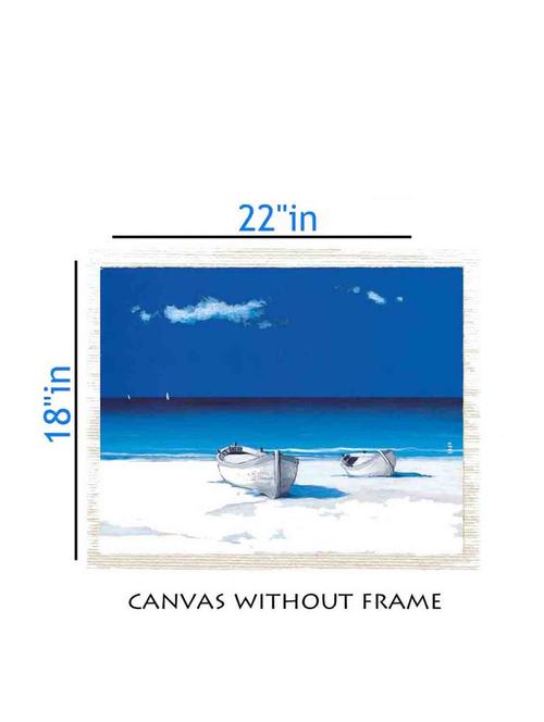 canvas abstract painting without frame + silver plated rs.1000 replica note - 10376778 - Very Small Image - 1