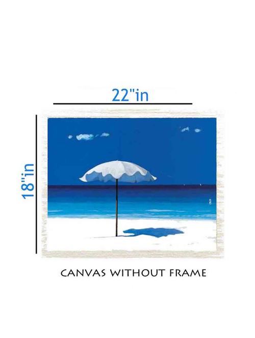 canvas abstract painting without frame + silver plated rs.1000 replica note - 10376779 - Very Small Image - 1