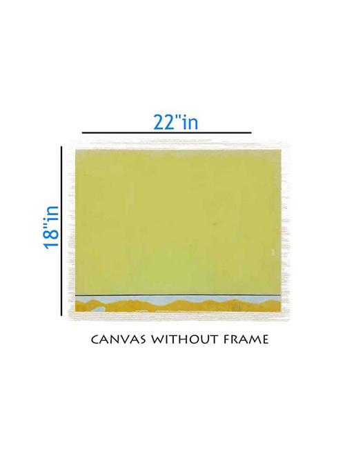 canvas abstract painting without frame + silver plated rs.1000 replica note - 10376799 - Very Small Image - 1