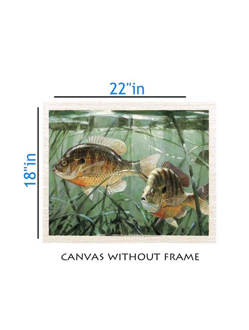 canvas animal painting without frame + silver plated rs.1000 replica note - 10377000 - Very Small Image - 1