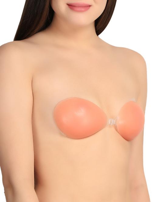 orange silicone stick-on bra - 10378623 - Very Small Image - 1