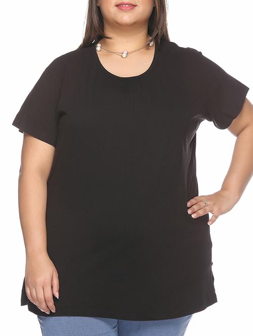 black cotton tshirt - 10379692 - Very Small Image - 1