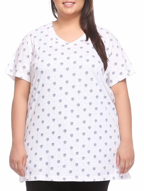 white cotton tshirt - 10379702 - Very Small Image - 1