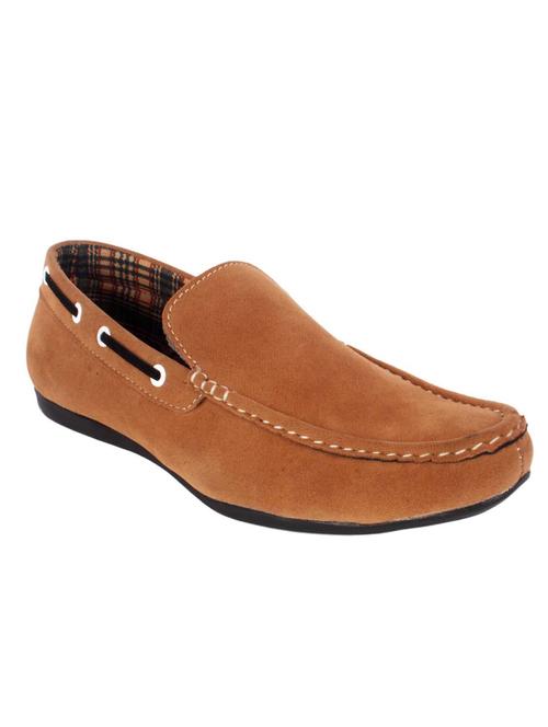 tan leatherette loafers - 10383237 - Very Small Image - 1