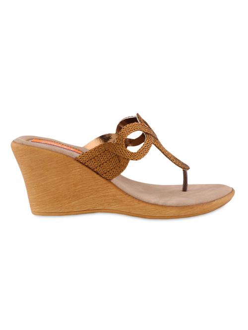 antique gold braided wedges - 1038393 - Very Small Image - 1