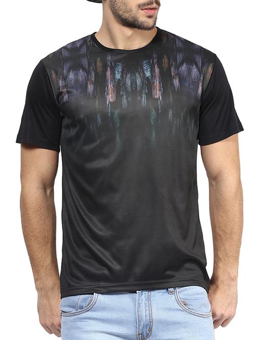 black polyester tshirt - 10386247 - Very Small Image - 1