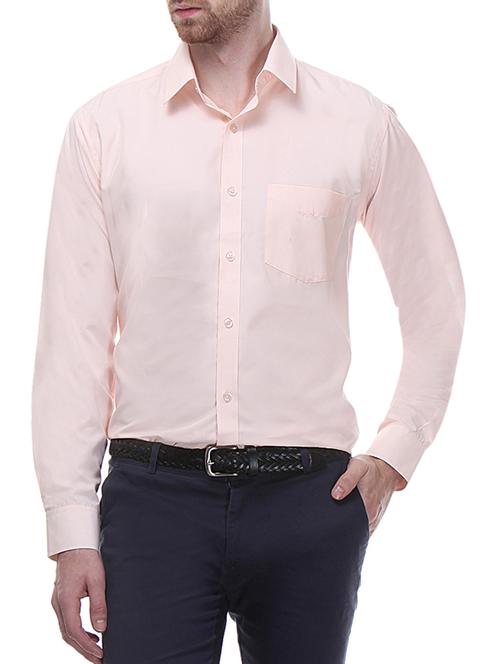 orange cotton formal shirt - 10386798 - Very Small Image - 1