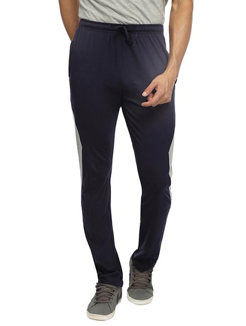 blue cotton track pant - 10388647 - Very Small Image - 1
