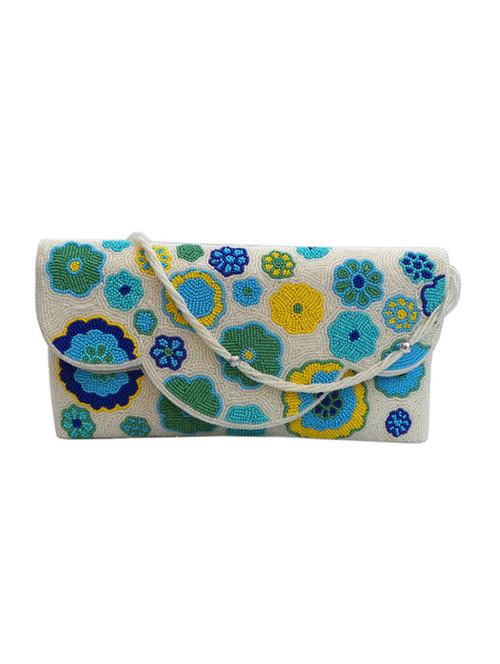 white satin clutch - 10394810 - Very Small Image - 1