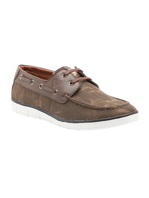 randier brown canvas casual shoes - 10397729 - Very Small Image - 1
