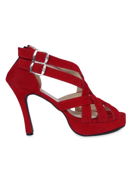 red suede sandals - 1040227 - Very Small Image - 1