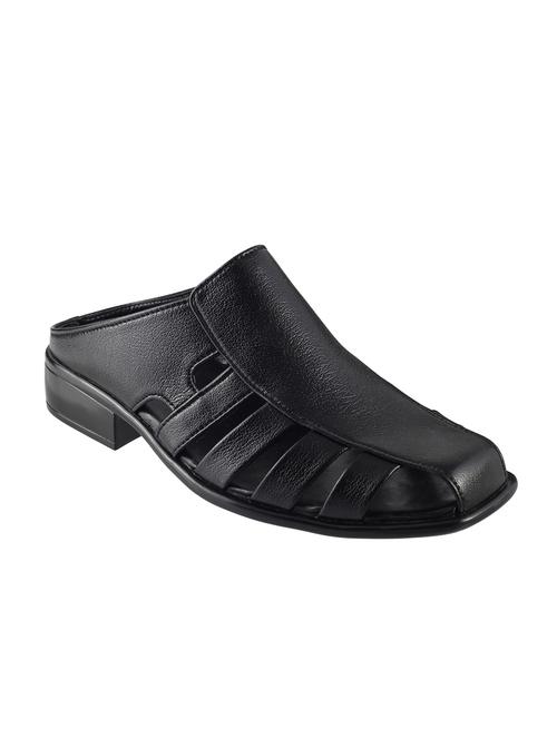black leather slippers - 10403418 - Very Small Image - 1