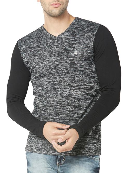 colored, viscose spandex tee- shirt - 10405914 - Very Small Image - 1