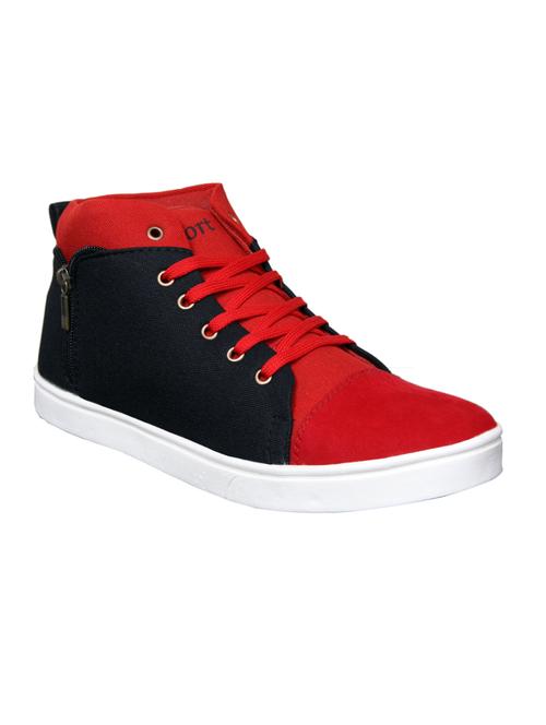 black, red canvas sneaker - 10408820 - Very Small Image - 1