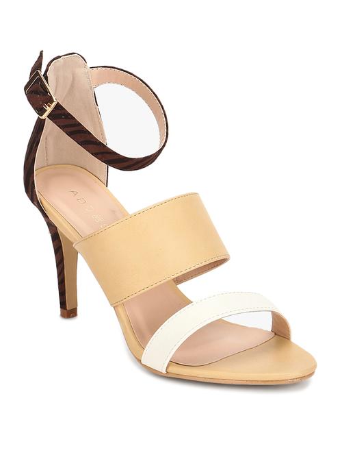 beige leatherette sandal - 10411344 - Very Small Image - 1