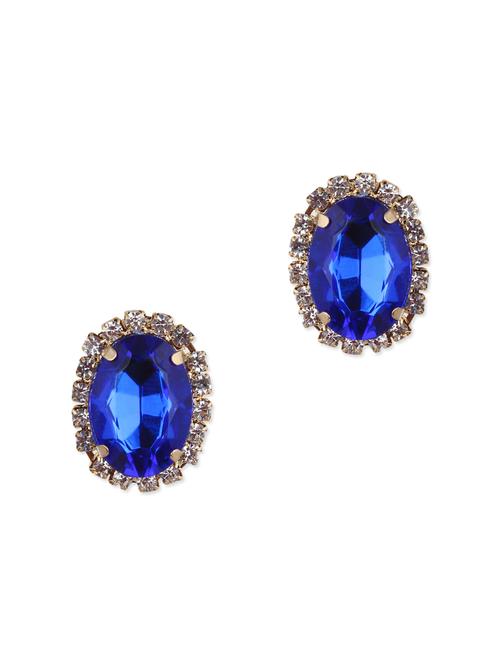 blue metal alloy earring - 10411831 - Very Small Image - 1