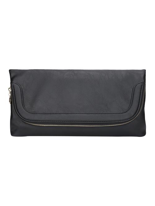 black leatherette clutch - 10416298 - Very Small Image - 1