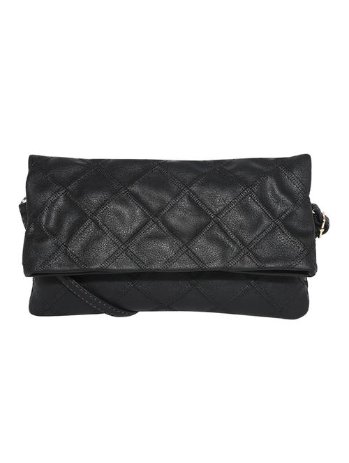 black leatherette clutch - 10416306 - Very Small Image - 1