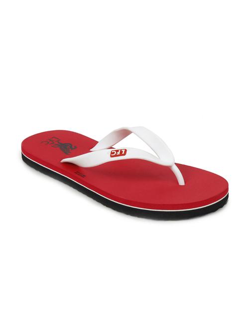 red colored, pvc flip- flops - 10416561 - Very Small Image - 1