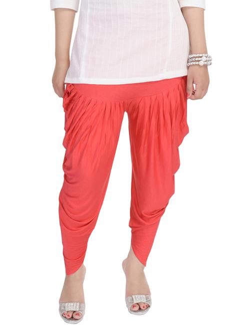 orange cotton salwars - 10416638 - Very Small Image - 1