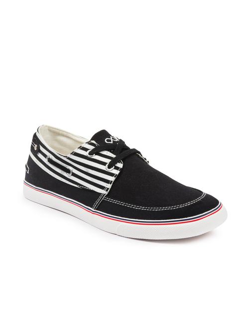 black canvas lace up shoe - 10417381 - Very Small Image - 1