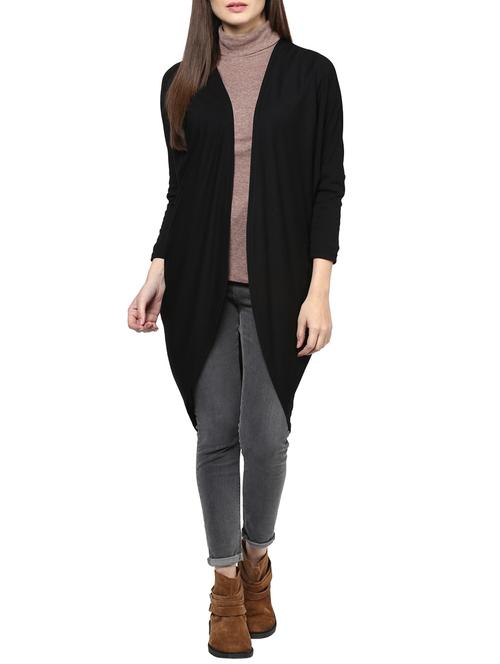 black viscose shrug - 10420219 - Very Small Image - 1