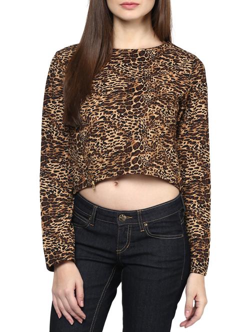 beige polyester blend top - 10420243 - Very Small Image - 1