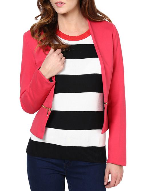 red cotton jacket - 10420250 - Very Small Image - 1