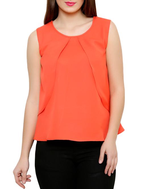 orange polyester top - 10420361 - Very Small Image - 1