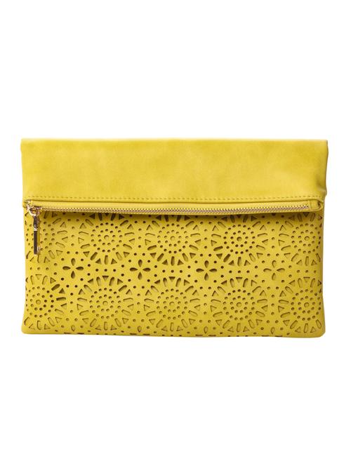 yellow pu clutch - 10421336 - Very Small Image - 1