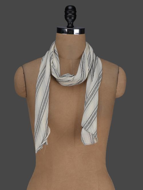 dobby weave poly cotton scarf - 1042484 - Very Small Image - 1