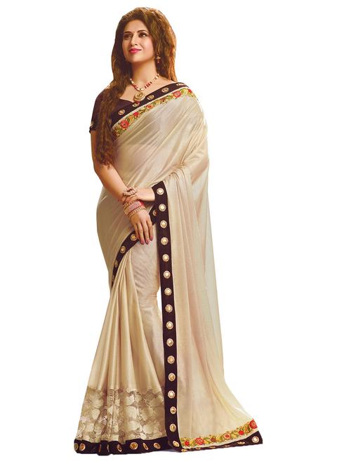 multi colored georgette saree with blouse - 10428741 - Very Small Image - 1