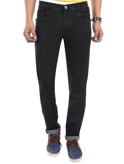 black cotton denim jeans - 10429428 - Very Small Image - 1